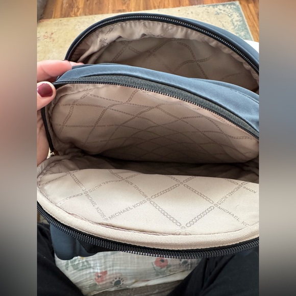 Michael Kors Prescott Navy Blue Backpack - Picture 7 of 13